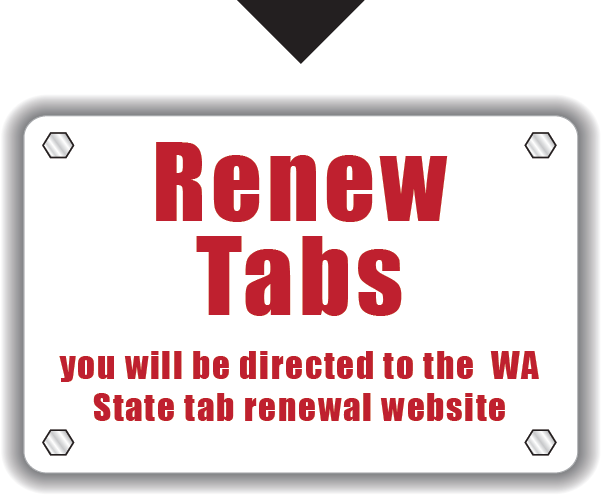 Step5. Click here to renew tabs now. You will directed to the washington state tab renewal website. 